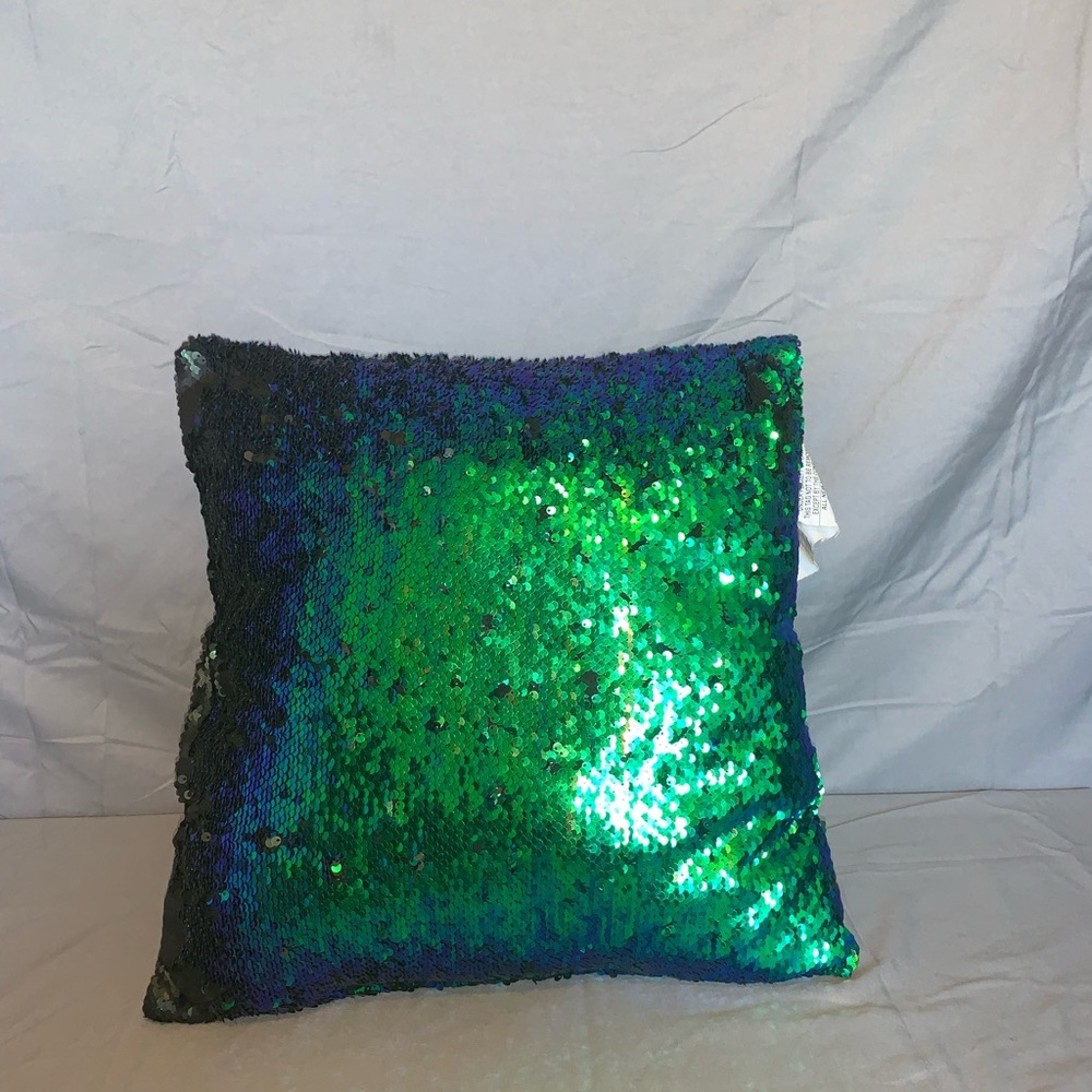 Reversible Sequin pillow